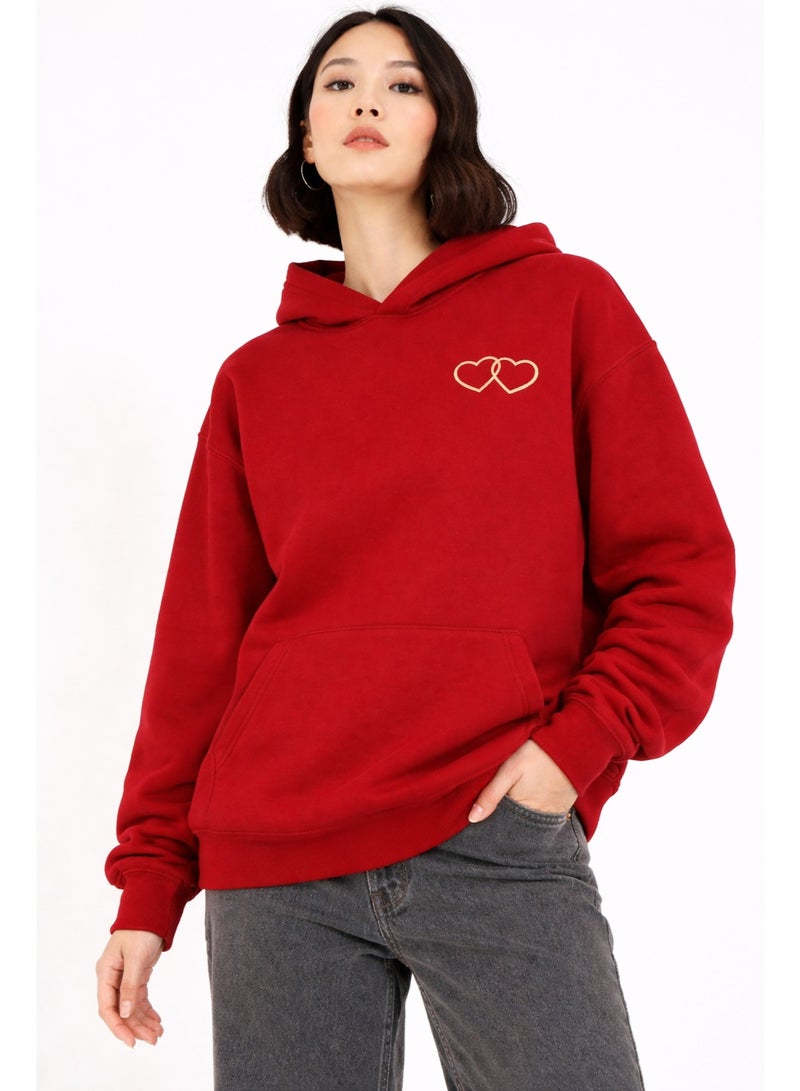 Premium Apparel Tell them you love them Hoodie Red [VALENTINES DAY HOODIE] - Image 2